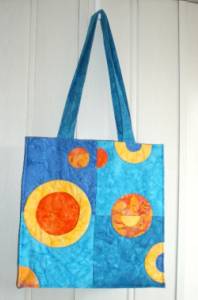 Kreise-Tasche in Patchwork