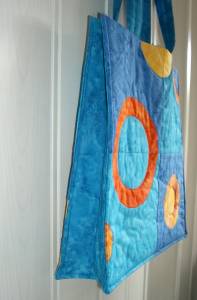 Kreise-Tasche in Patchwork