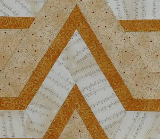 Sechseckige Weihnachtsdecke